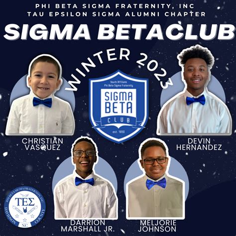 TES INDUCTS 4 SIGMA BETA CLUB MEMBERS – Trailblazing Tau Epsilon Sigma ...