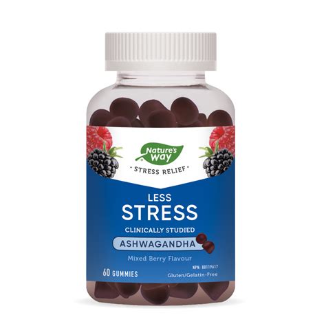 Less Stress, Stress Relief / 60 Gummies / 60 gummies – Nature's Way Canada