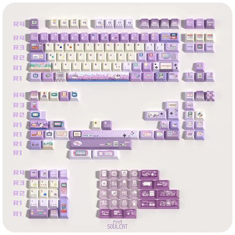 [SoulCat] Videogame Cat Keycaps – Neo Macro