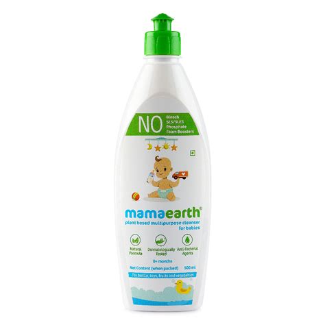 Mamaearth Plant Based Multi Purpose Cleanser For Babies, 500 ml ...