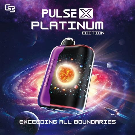 Geek Bar Pulse X PLATINUM Edition 25K - $16.99 - 18ml | PerfectVape
