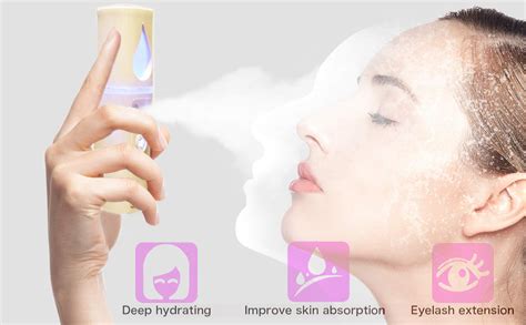 RSAOENF Nano Facial Mister Portable Hot Mist Steamer Sprayer With ...
