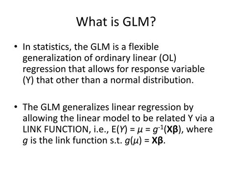 Generalized Linear Model 的图像结果