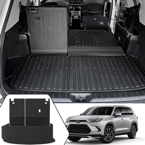JOULARISE Cargo Mat with Backrest Mat 2-in-1 for 2024 2025 Toyota Grand ...