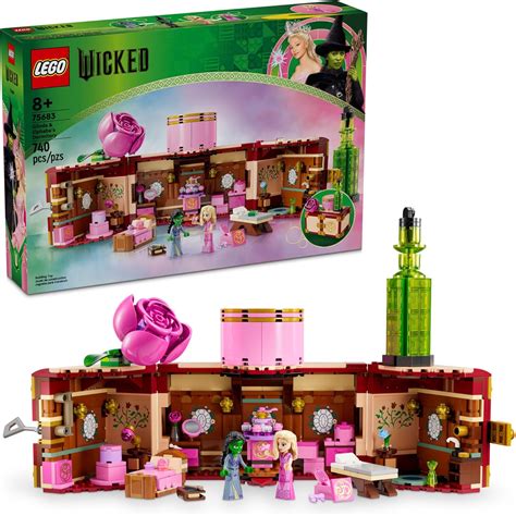Amazon.com: LEGO Wicked Glinda & Elphaba's Dormitory Building Toys ...