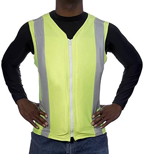 Glacier Tek Flex Cool Vest with Nontoxic Cooling Packs (Yellow, X-Large ...