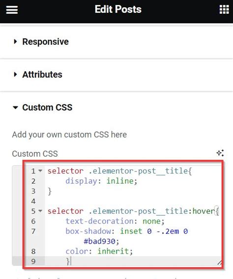 Using CSS in WP Elementor 的图像结果
