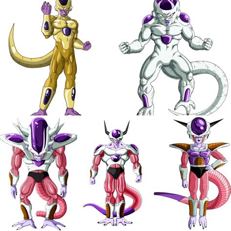 Dragon Ball Z Frieza Forms