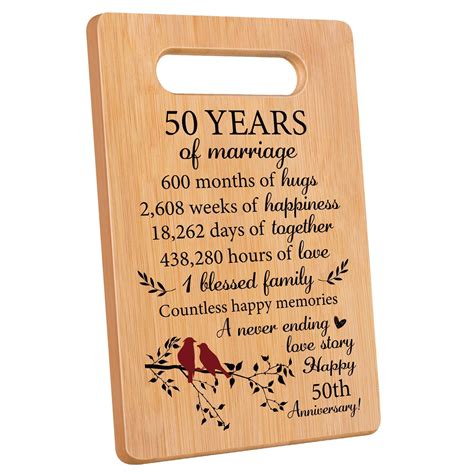 50th Wedding Anniversary Gifts
