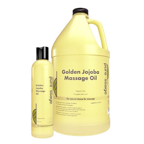 Pure-ssage Golden Jojoba Massage Oil – Universal Companies