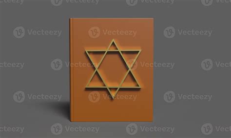 yom kippur libro Biblia estrella de david dorado marrón color judaísmo ...