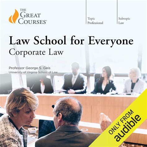Law School for Everyone: Corporate Law (Audio Download): George S. Geis ...