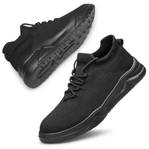 SILLENORTH Men's Athletic Shoes Mesh Sneakers Slip on Walking Shoes ...