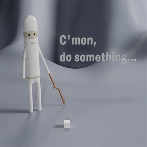 C'mon, do something...default cube : r/blender