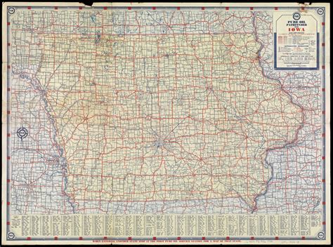 Old Iowa Road Maps at Kathleen Campion blog