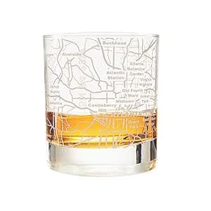 Buy Greenline Goods Whiskey Glasses - 10 Oz Tumbler for Atlanta Lovers ...