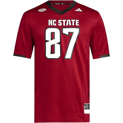 adidas 87 NC State Wolfpack Premier Jersey | Academy