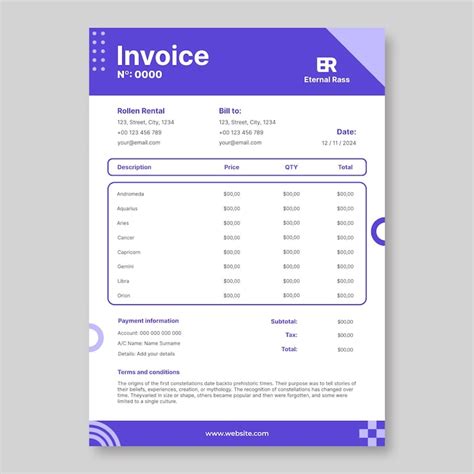 Page 36 | Invoice template receipt Images - Free Download on Freepik