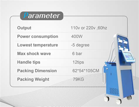 Buy Vertical Cryo Fat Removal Body Massage Shock Wave Therapy Machine ...