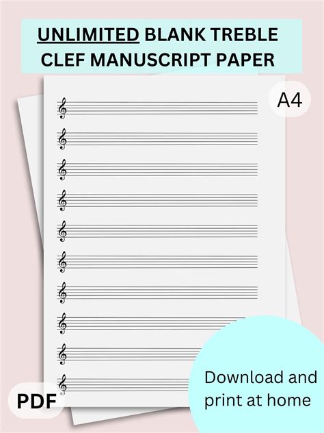 Manuscript Paper Printable - prntbl.concejomunicipaldechinu.gov.co