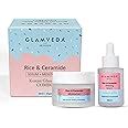 Glamveda Korean Glass Skin Rice & Ceramide Face Serum & Moisturizer ...