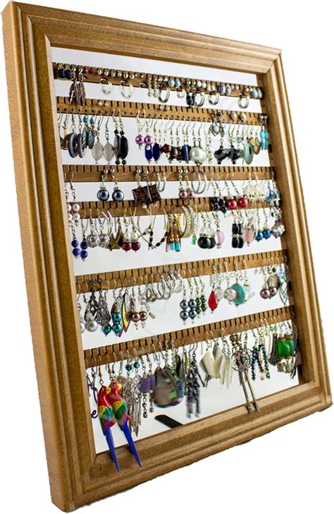 Buy Earring Holder Framed Display Stand - Movable Slats - iOrganize ...
