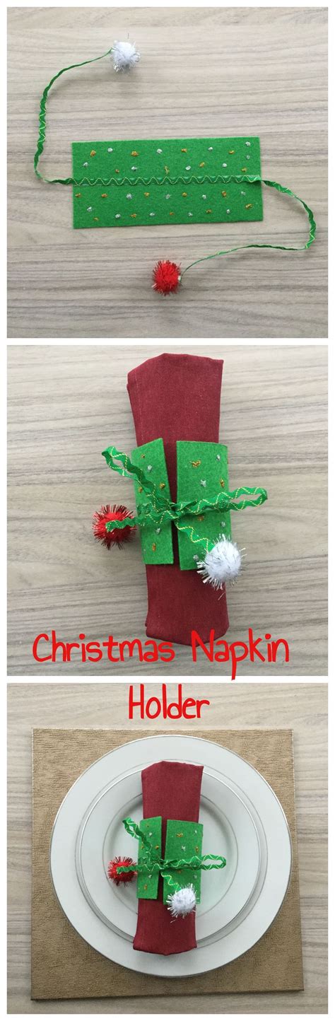 How To Make Napkin Holders Christmas at Mikayla Skene blog