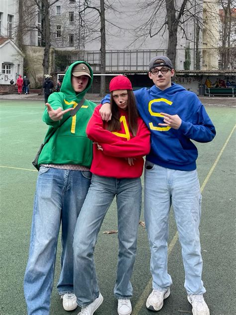 alvin and the chipmunks costume | Kostüm fasching, Trio kostüme, Kostüm