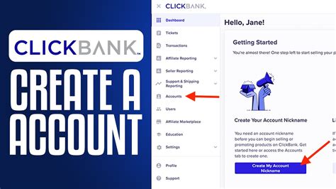 ClickBank CreateAccount 的图像结果