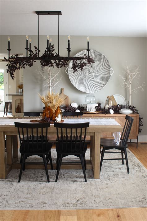 Modern Dining Table Centerpiece Transitional Modern Dining Room