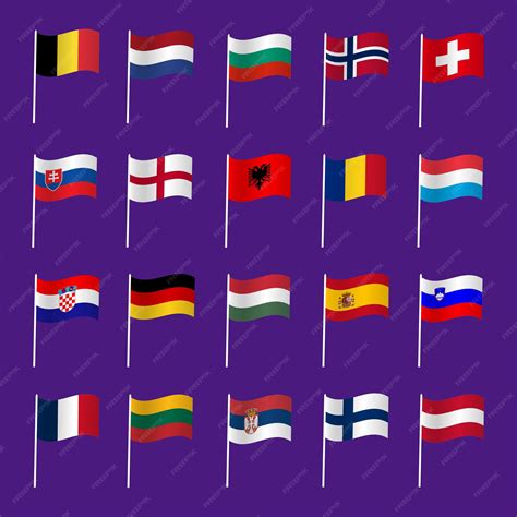 Premium Vector | Country flags collection