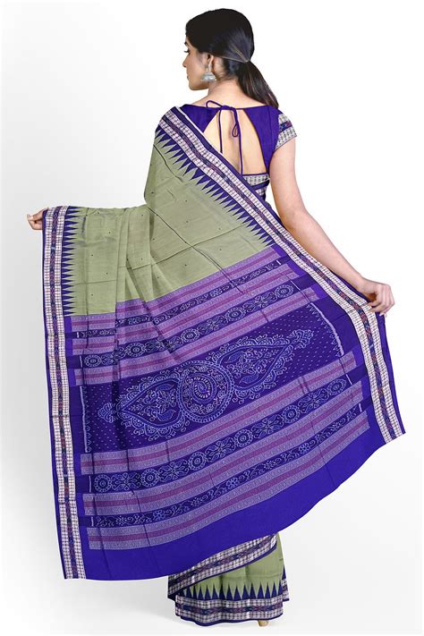 Sambalpuri silk saree with blouse piece