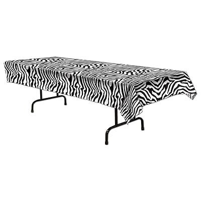 Beistle Zebra Print Tablecover 54 in. X India | Ubuy