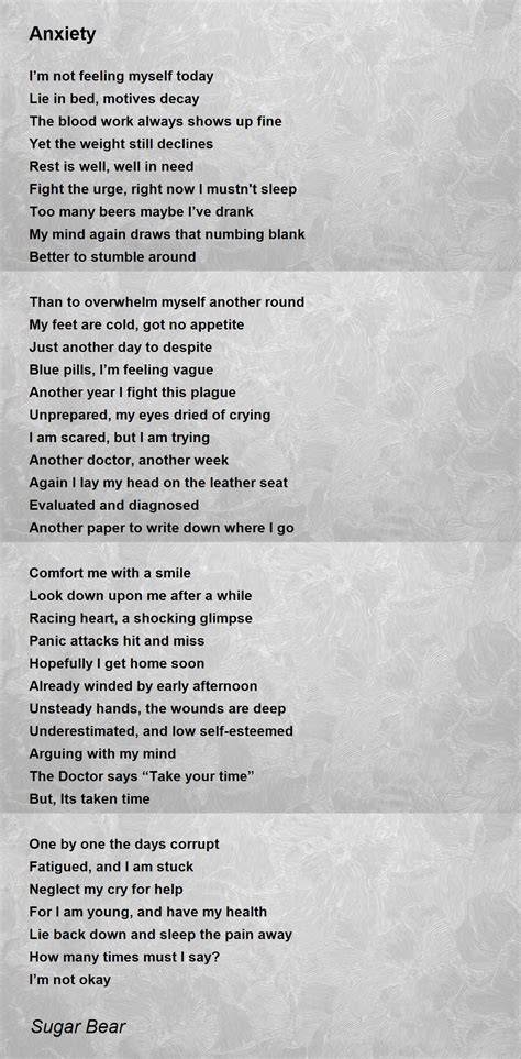 Poems About Anxiety