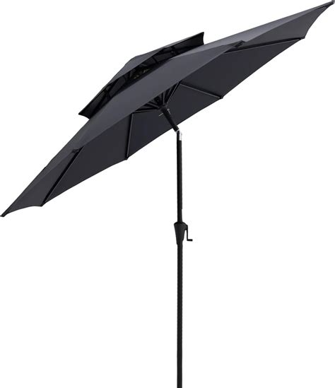 FLAME&SHADE 2.75m Double Top Outdoor Market | Ubuy India