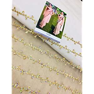 Buy Matindra Enterprise Women's Net Saree With Unstitched Blouse Piece ...