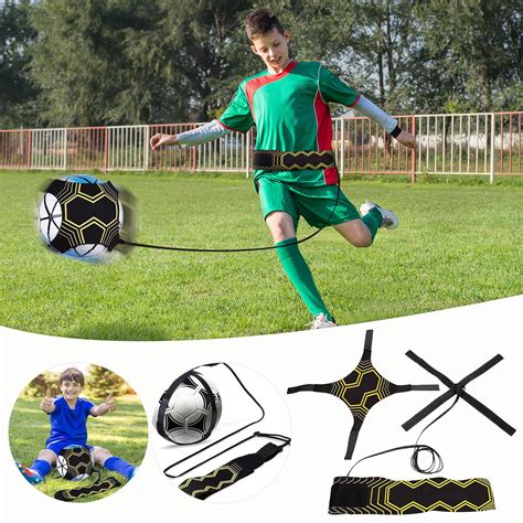 KCGYNP Soccer Training Belt,Elastic Ball Control Strap 1.6M,Football ...