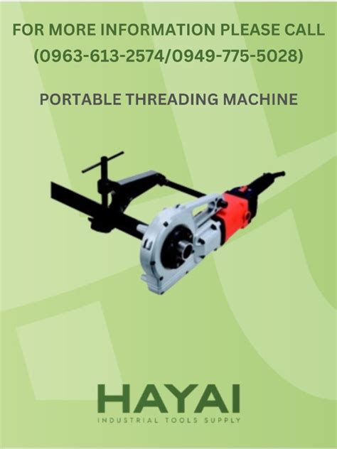 Image result for Portable Threading Machine