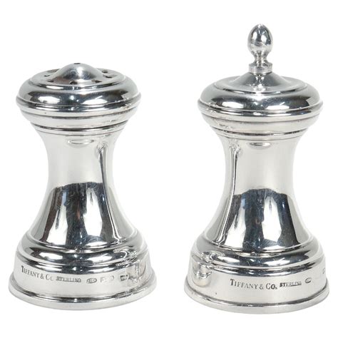 Tiffany and Co. Sterling Silver Salt and Pepper Shakers For Sale at ...