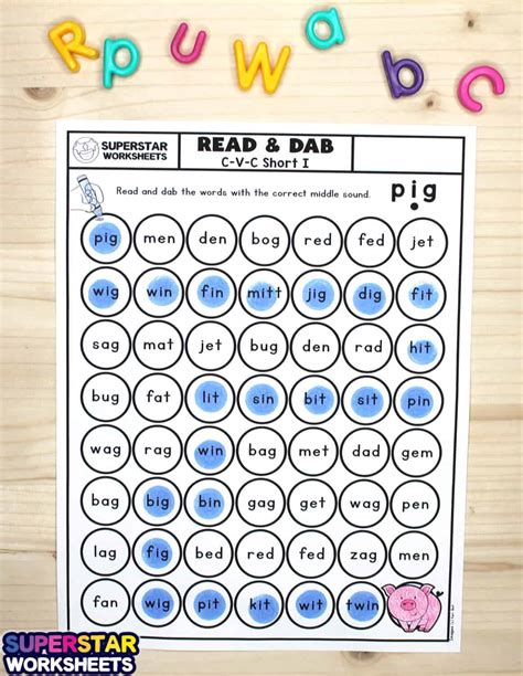 Kindergarten Phonics Worksheets -Worksheets Library - Worksheets Library