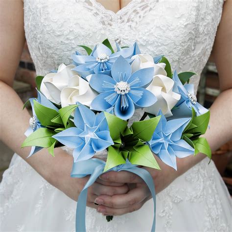 Origami Flower Wedding Bouquet Instructions