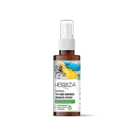 Herbiza Natural Tap and Shower Cleaner Spray 200 ml | Natural Bathroom ...