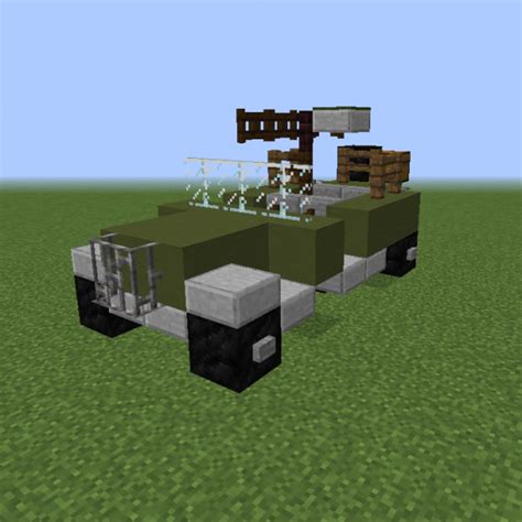 Image result for Minecraft Army Jeep Tutorial