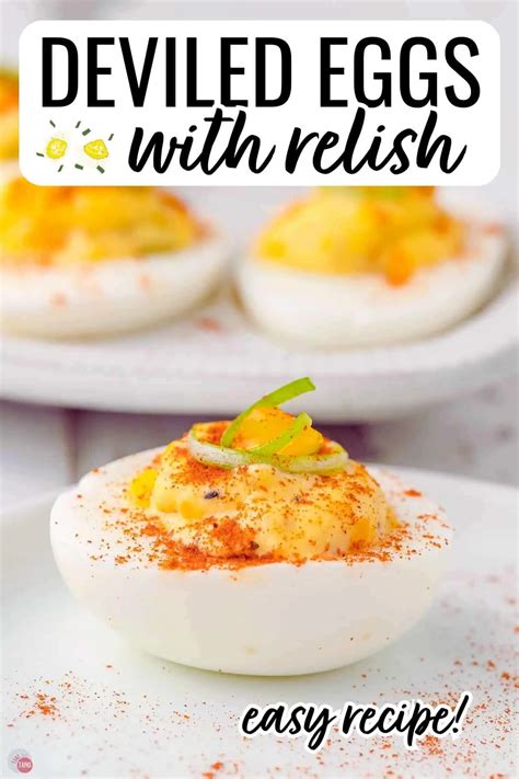 Best Deviled Eggs with Relish - Take Two Tapas
