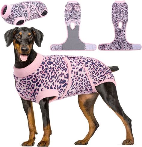 Amazon.com: Axcimond Dog Bodysuit Post Surgery Dog Onesie with Zipper ...