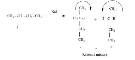 Optically active 2-iodobutane on treatment with Nal in acetone gives a ...