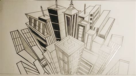 Three-Point Perspective Drawing 的图像结果