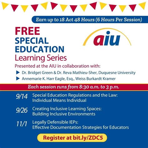 Allegheny Intermediate Unit on LinkedIn: Join us at 1 or all 3 upcoming ...