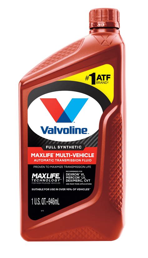 Valvoline Maxlife Multi Vehicle Full Synthetic Automatic Transmission ...