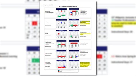 Aps Atlanta Calendar